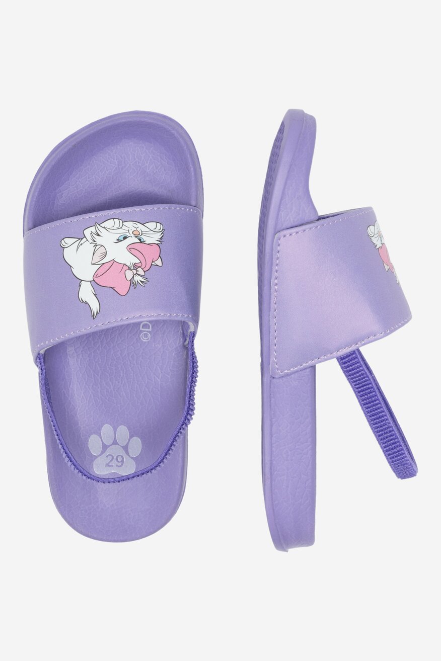 Klapki basenowe Disney Classics SS23-085DCLSA-A Fioletowy