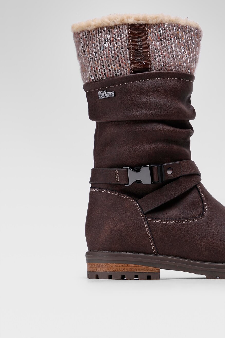 Kozaki S.Oliver RED LABEL 5/5-46600/27 Brązowy