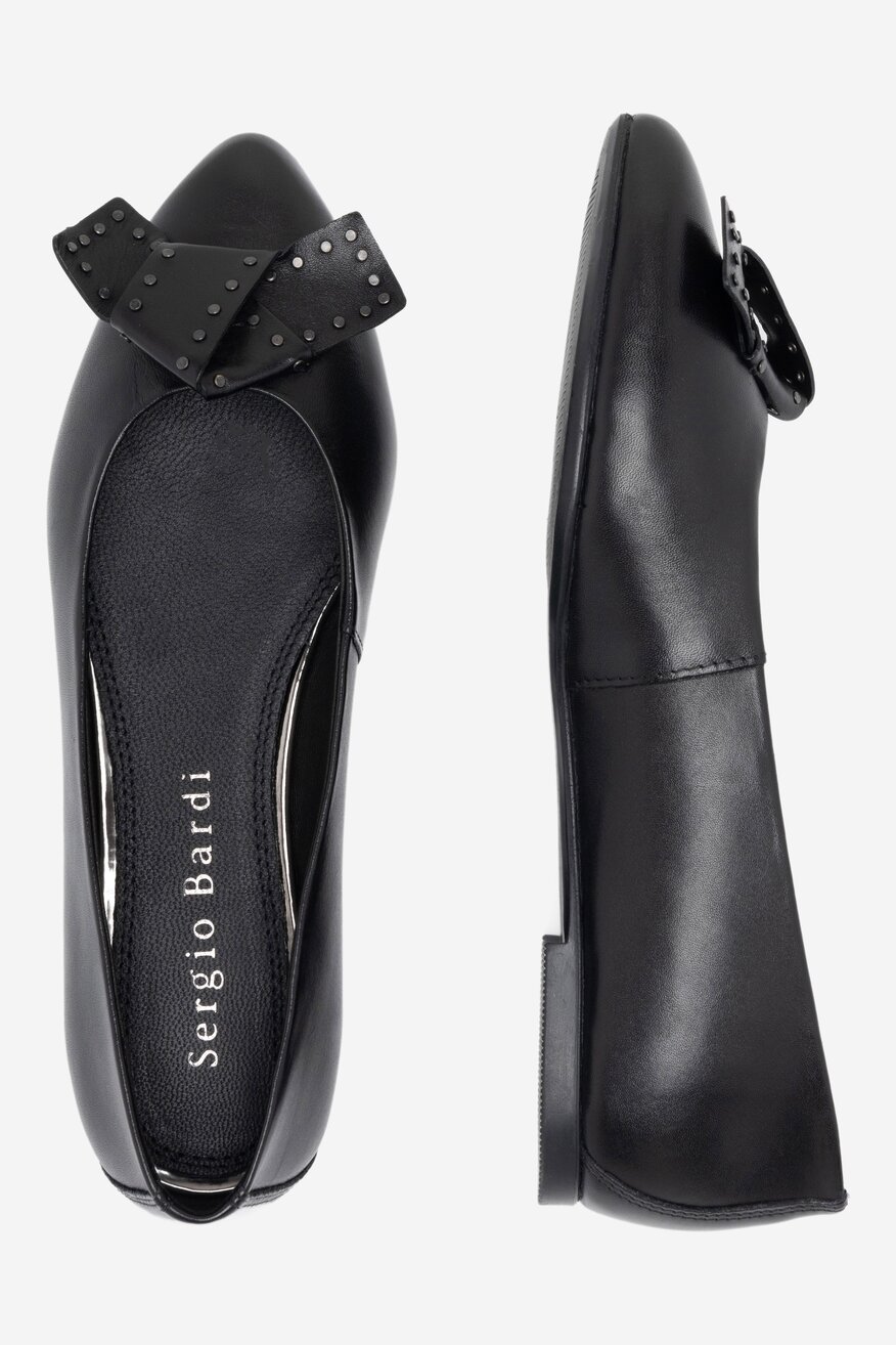 Baleriny Sergio Bardi RST-B1031-04SB Czarny