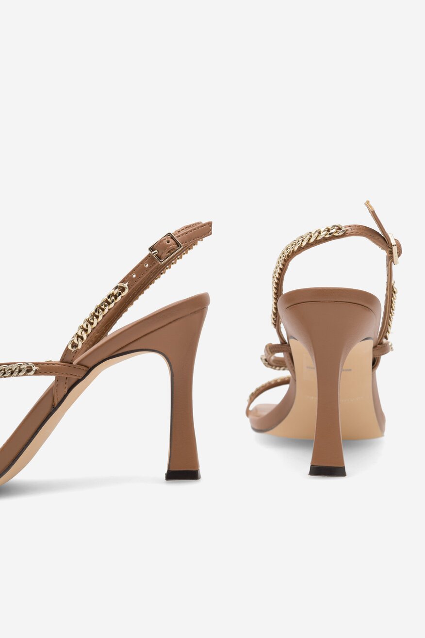 Sandały MARC FISHER F-DROID DNA01 Beżowy ciemny