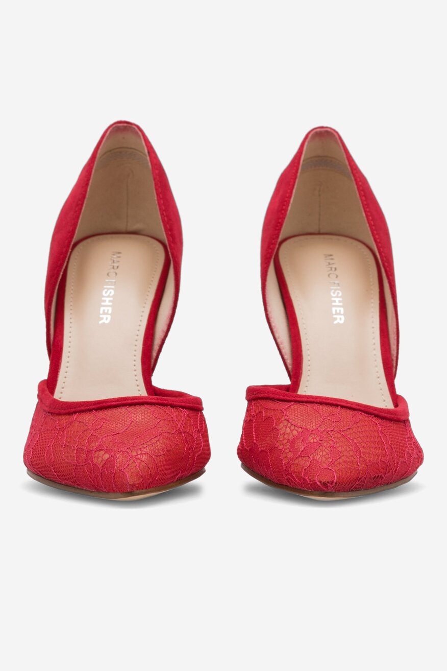 Czółenka MARC FISHER F-CHRISTEY MRE01 Czerwony