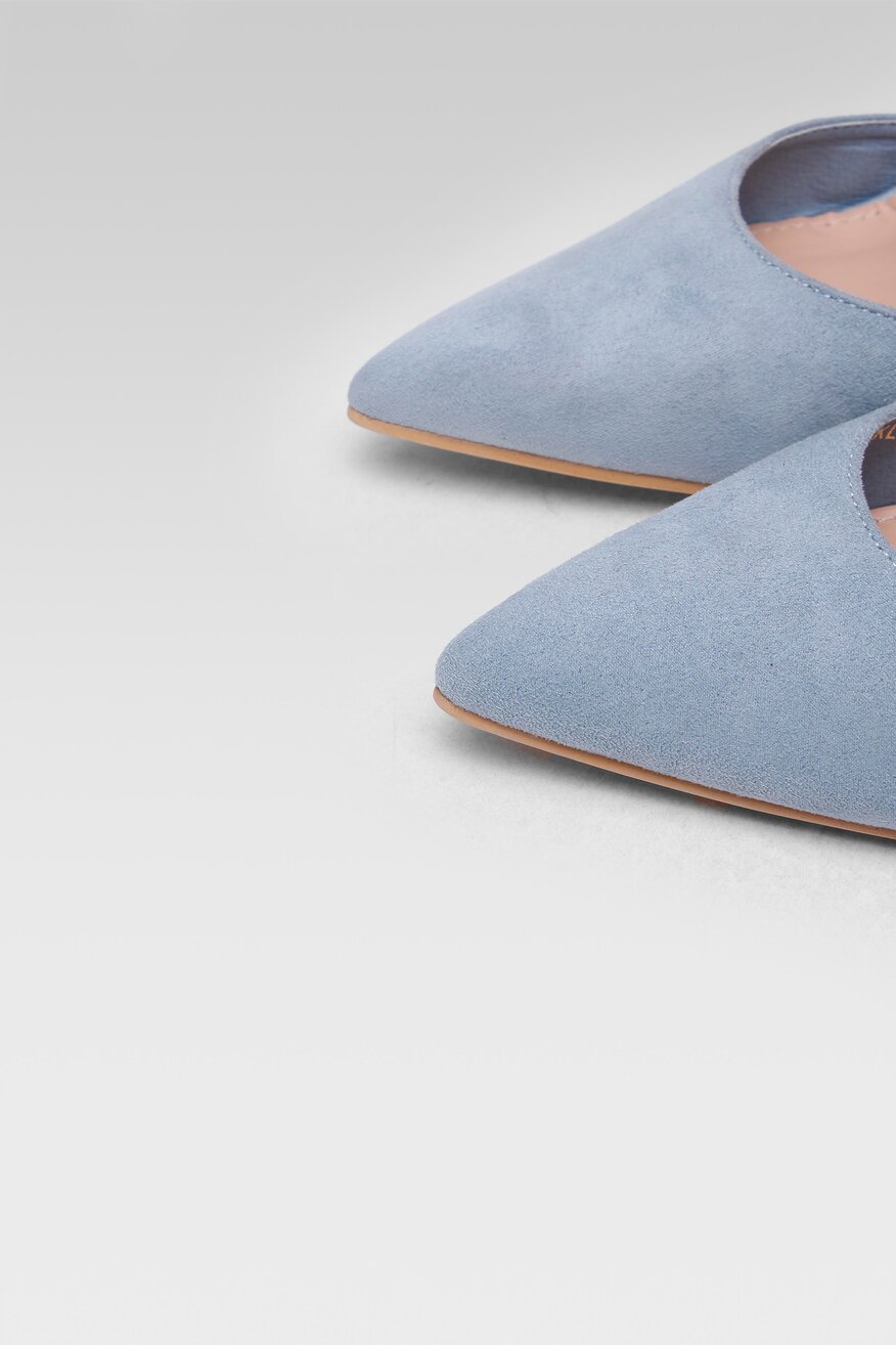 Czółenka DeeZee KL-091201-06 Niebieski