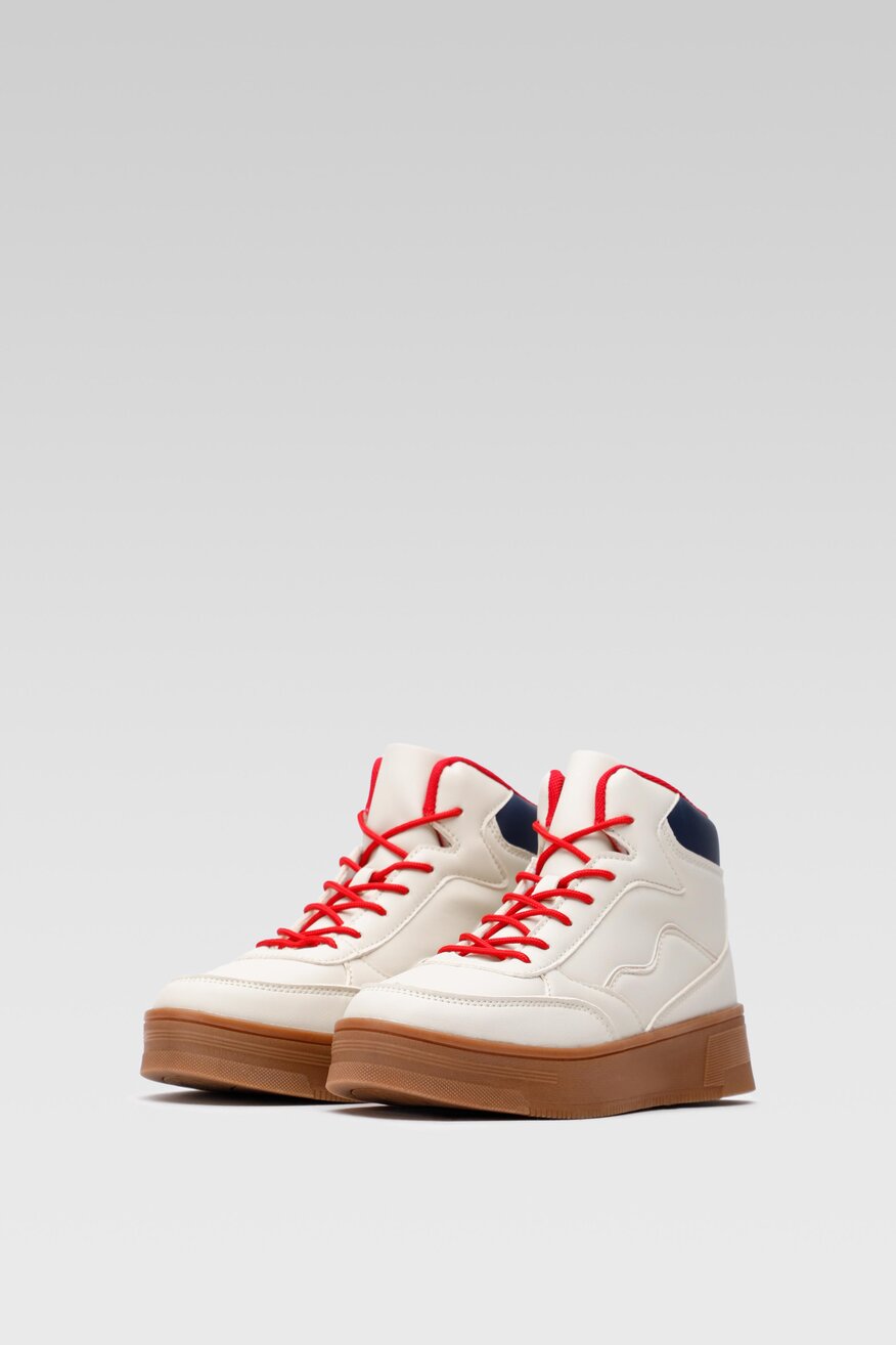 Półbuty Nylon Red WAG1152105A-02 Czerwony