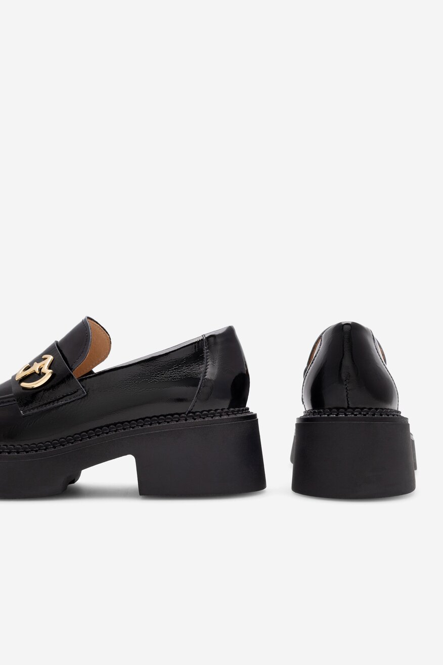 Półbuty EVA MINGE LAGOA-24750 Czarny