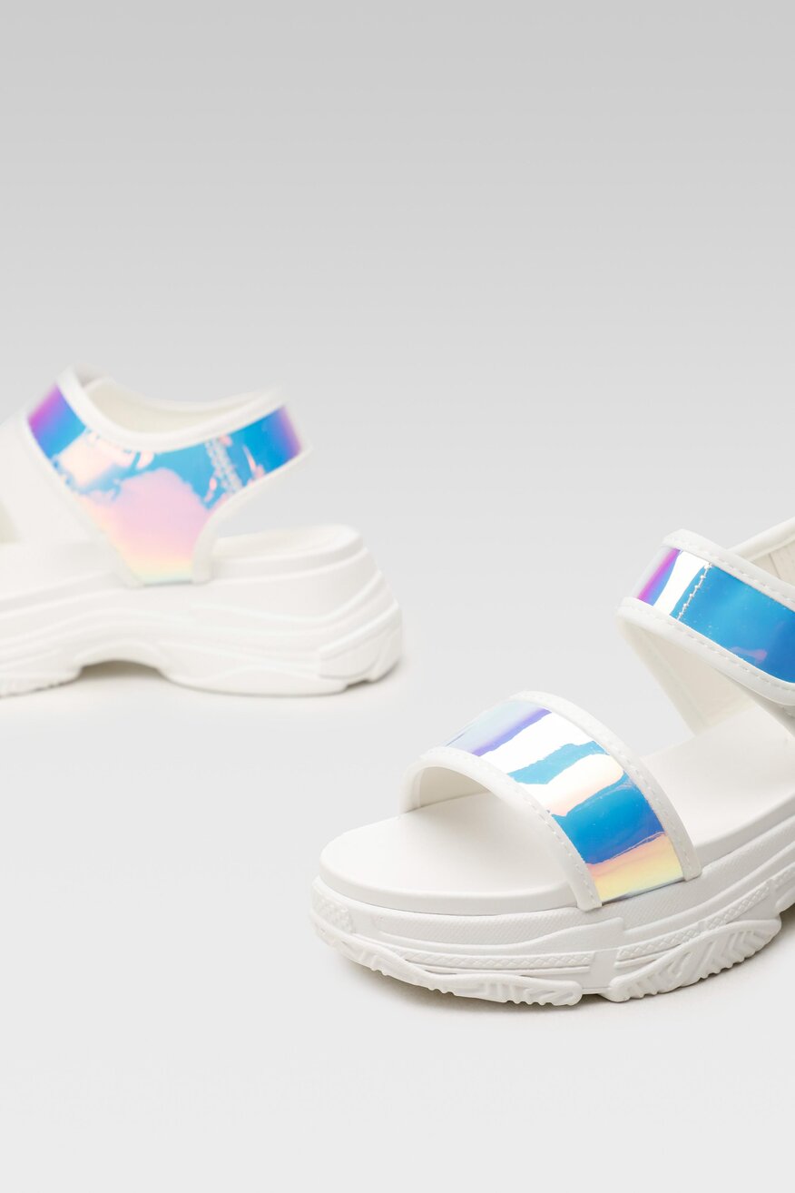 Sandały Nylon Red AJA0924-11 Biały