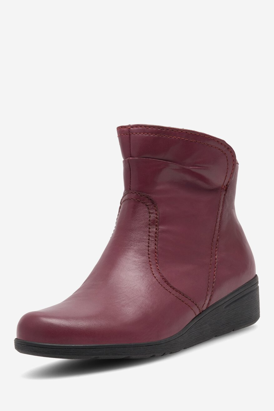 Botki Go Soft WI16-JANE ZULA-02 Bordowy