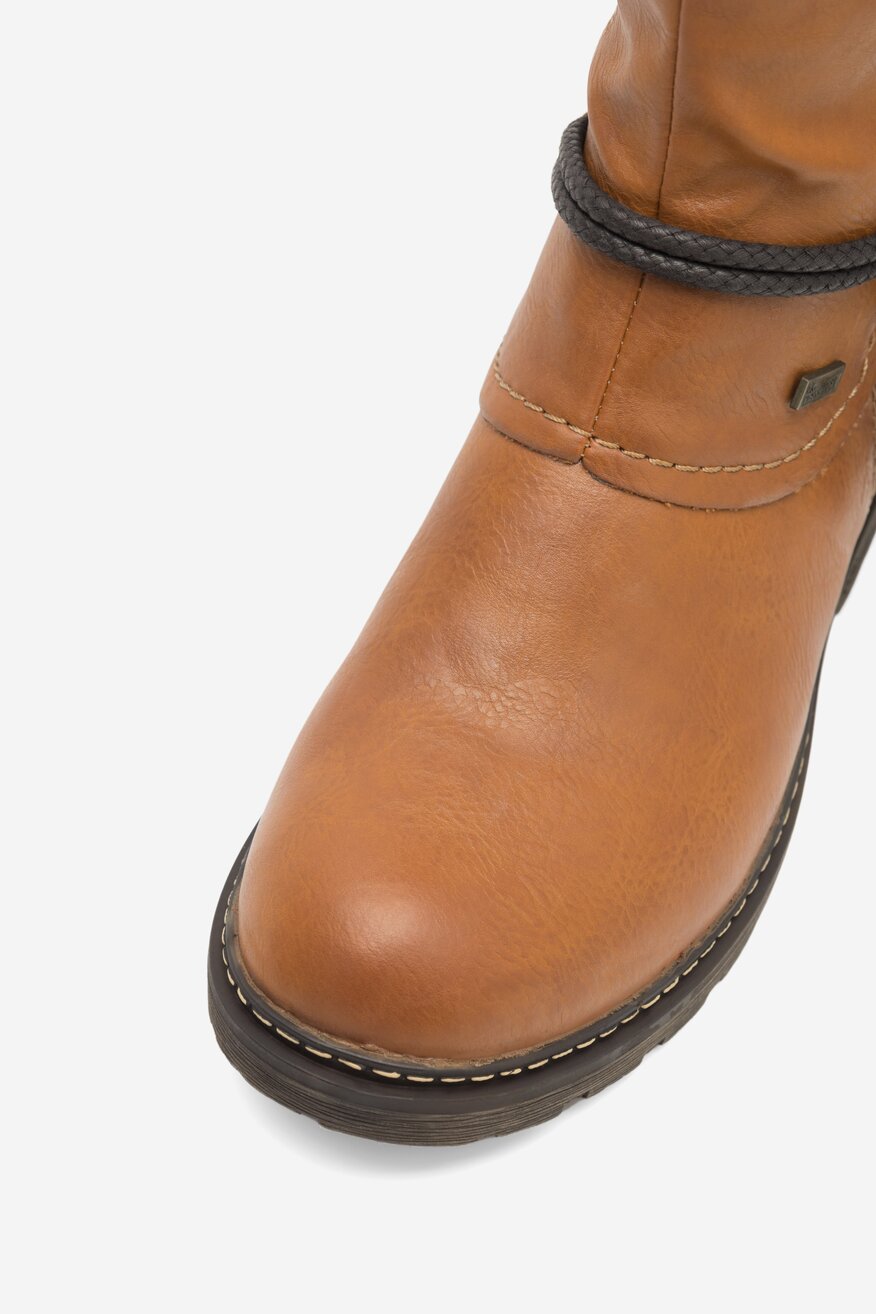 Kozaki Rieker Z4758-24 Brązowy jasny