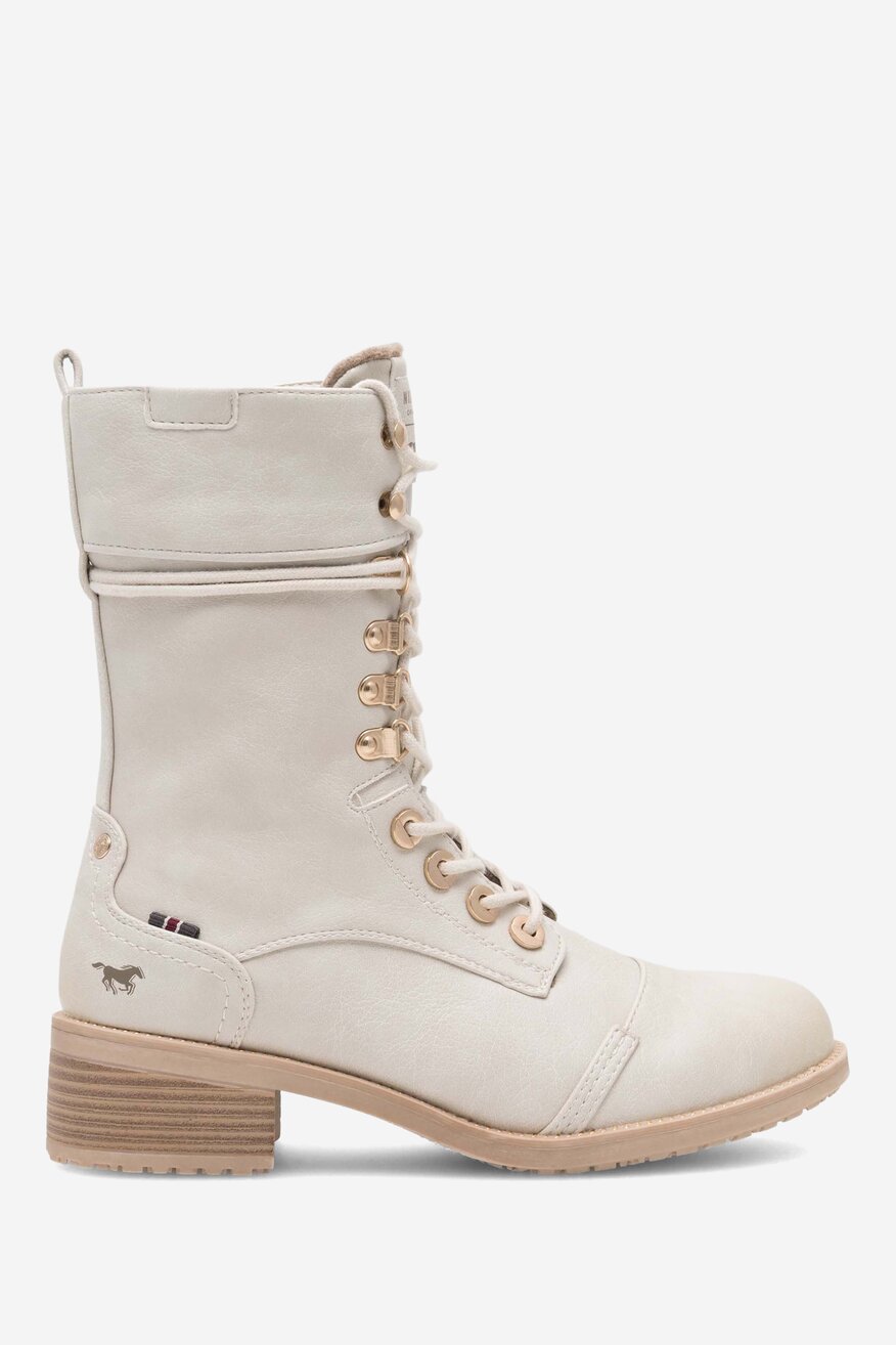 Trzewiki Mustang 1402-501 Biały