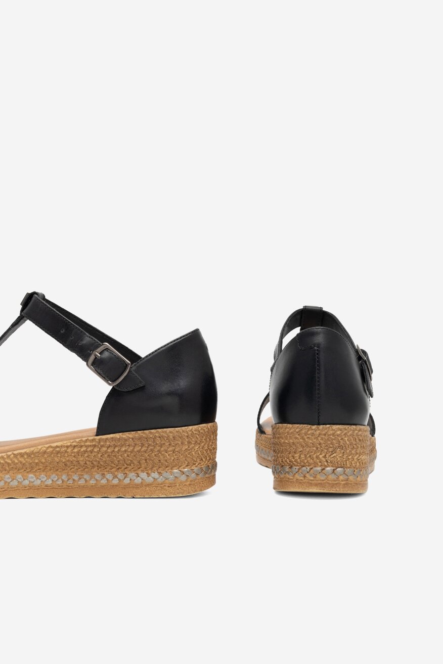 Sandały Sarah Karen WI16-WARKOCZ-05 Czarny