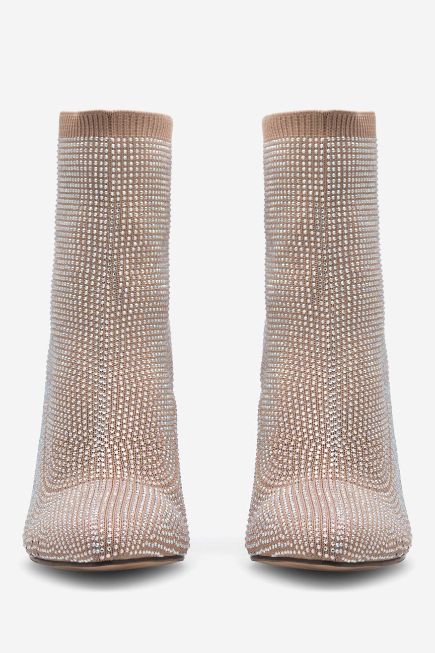 Botki NINE WEST KAS BYCCC03 Beżowy