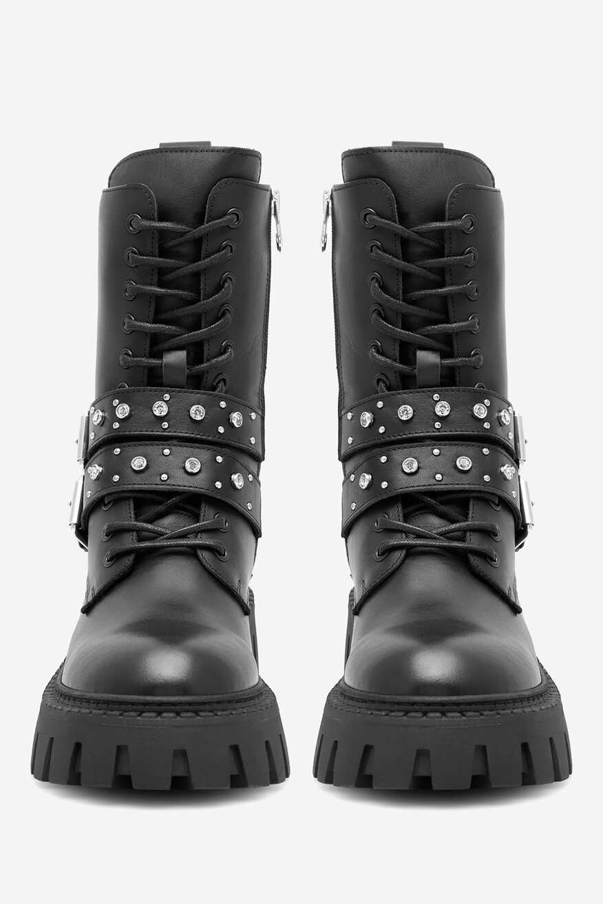 Trzewiki EVA MINGE GANDRA-8326 Czarny