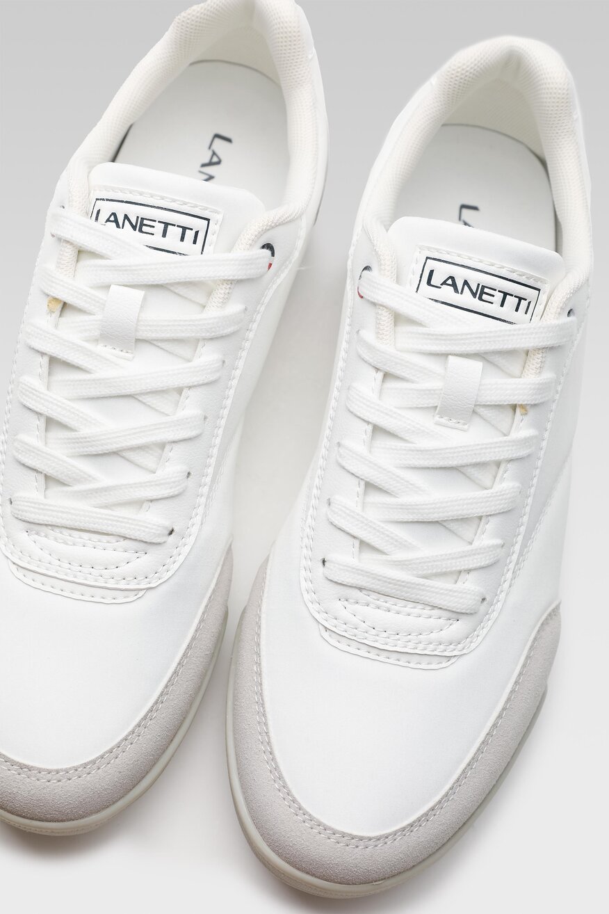 Półbuty Lanetti MP07-01458-03 Biały