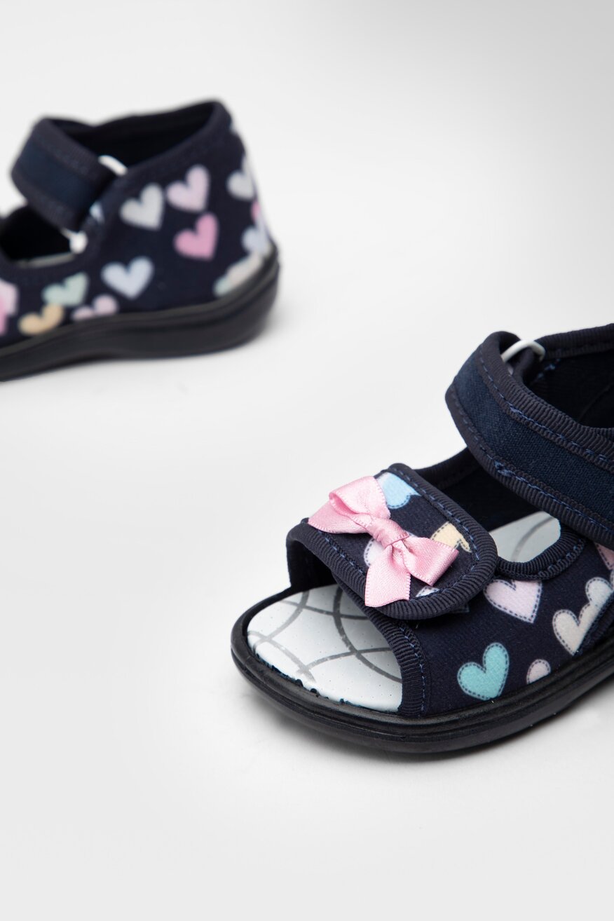 Kapcie MB 2PU26/12-28POIR Granatowy