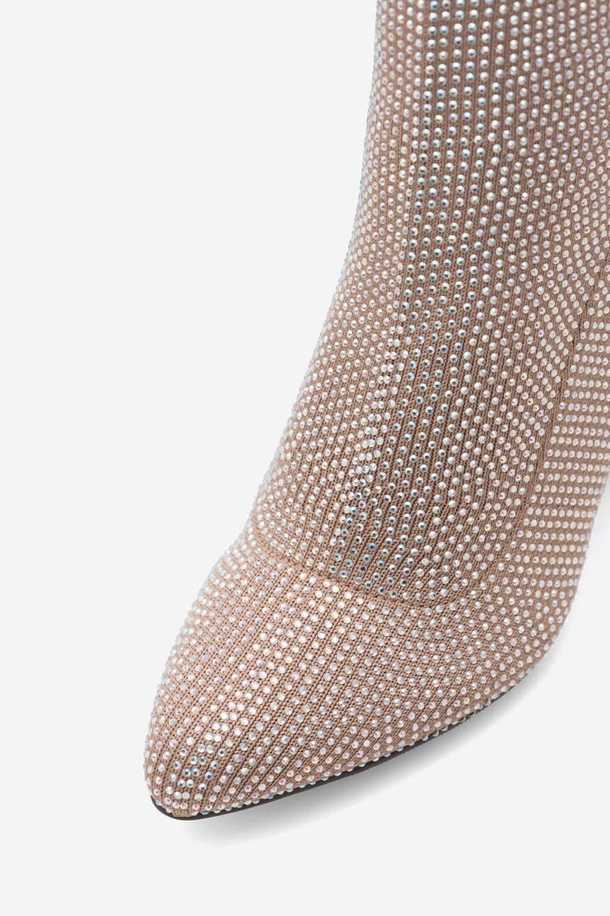 Botki NINE WEST KAS BYCCC03 Beżowy