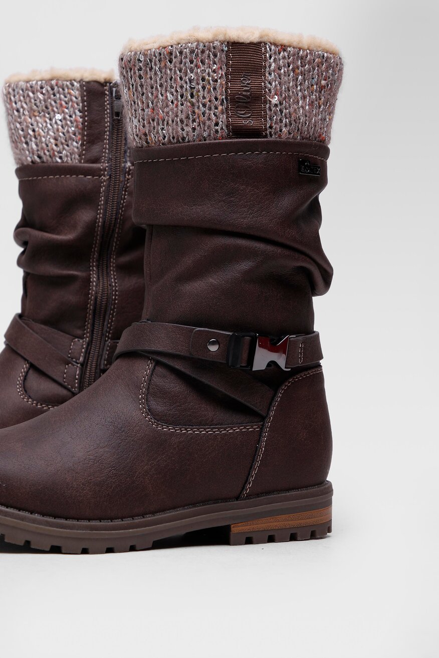 Kozaki S.Oliver RED LABEL 5/5-46600/27 Brązowy