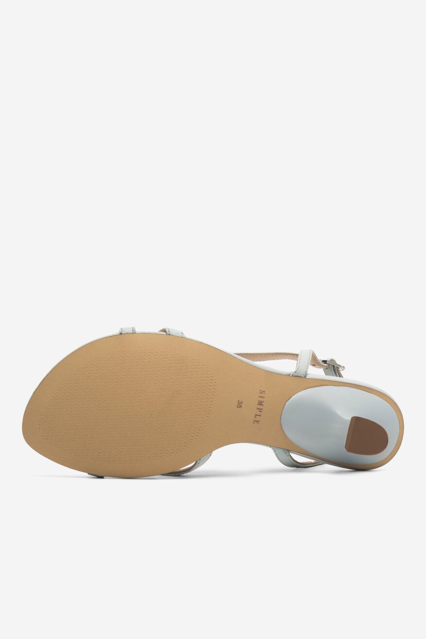 Sandały SIMPLE 107171 Niebieski jasny