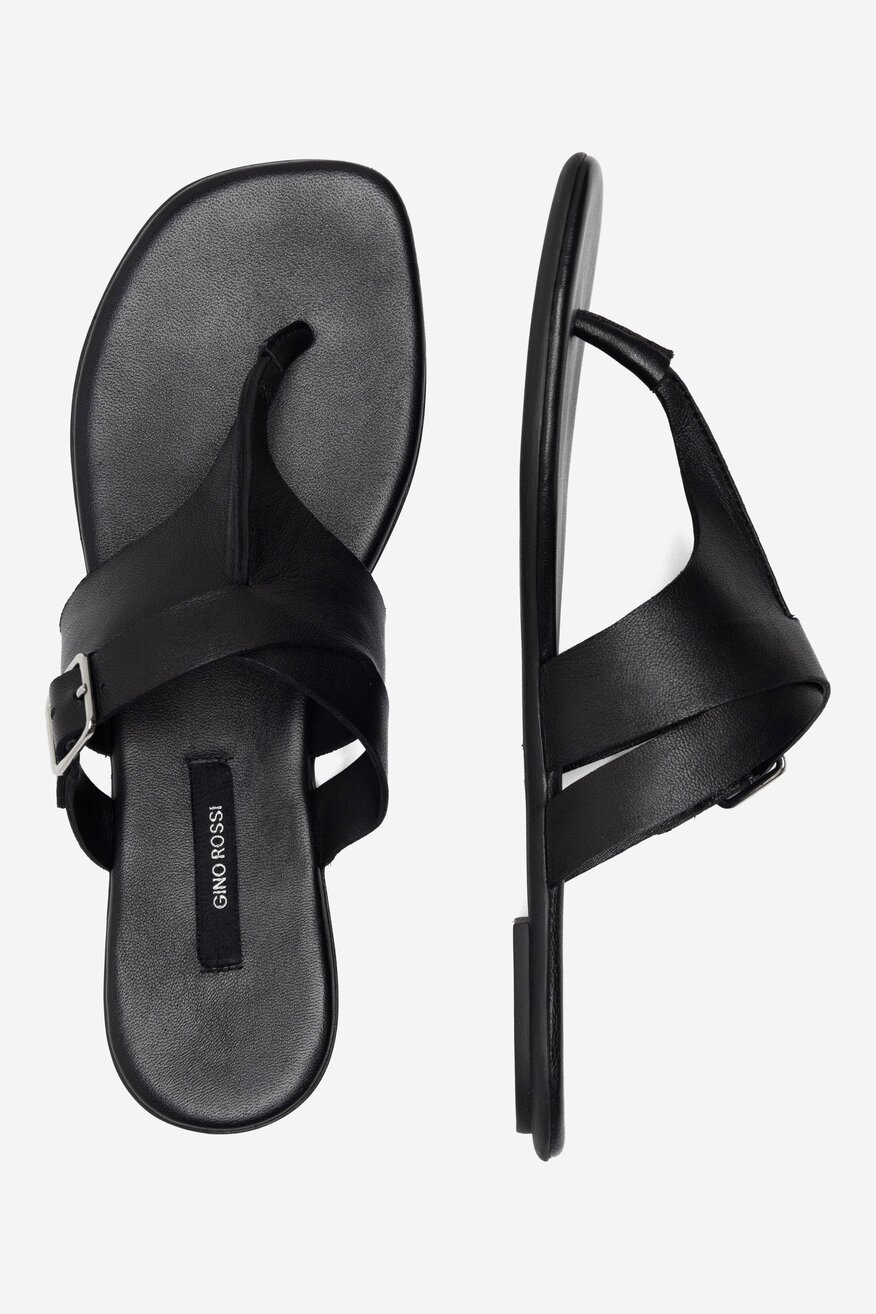 Klapki Gino Rossi YARA-6610 Czarny