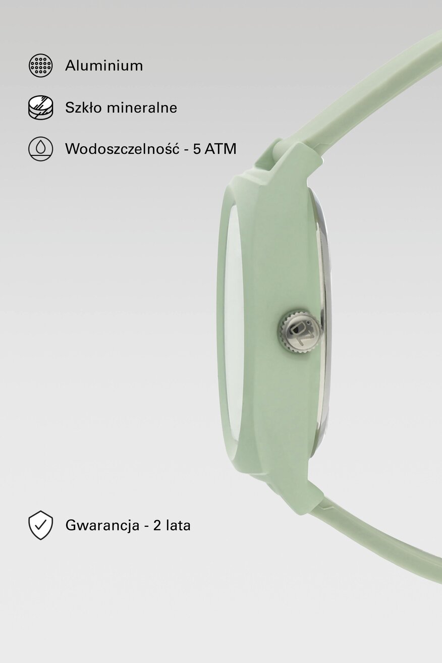 Zegarek DeeZee DZ WOMAN WATCH 08040808 Zielony