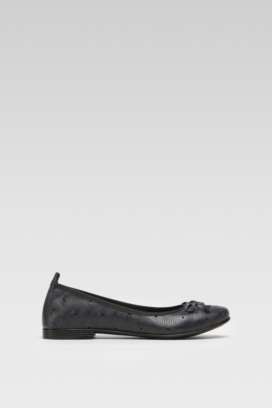 Baleriny Sarah Karen RST-ELENA-01 Granatowy