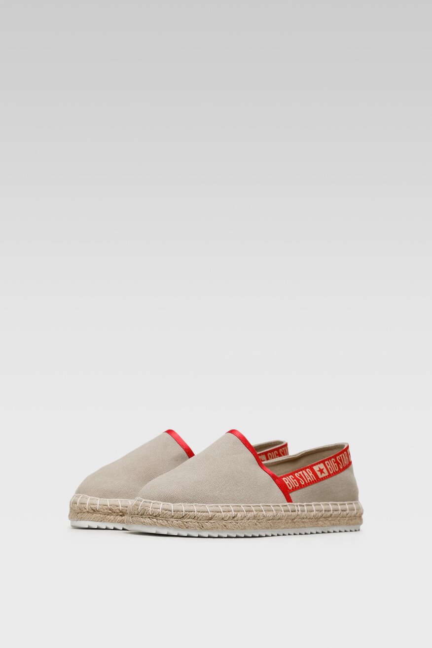 Espadryle Big Star JJ274879C Beżowy