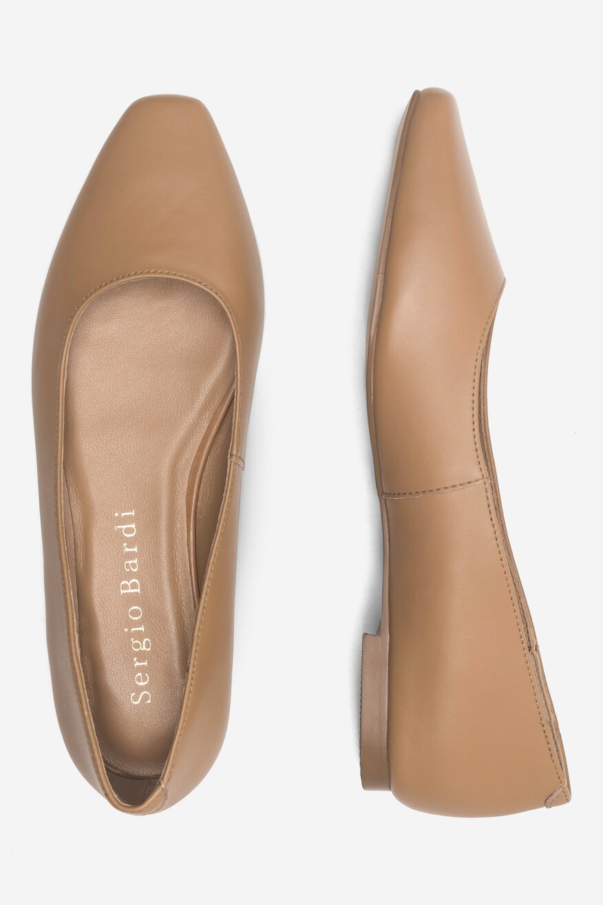 Baleriny Sergio Bardi WYL3459-2Z-SB Beżowy