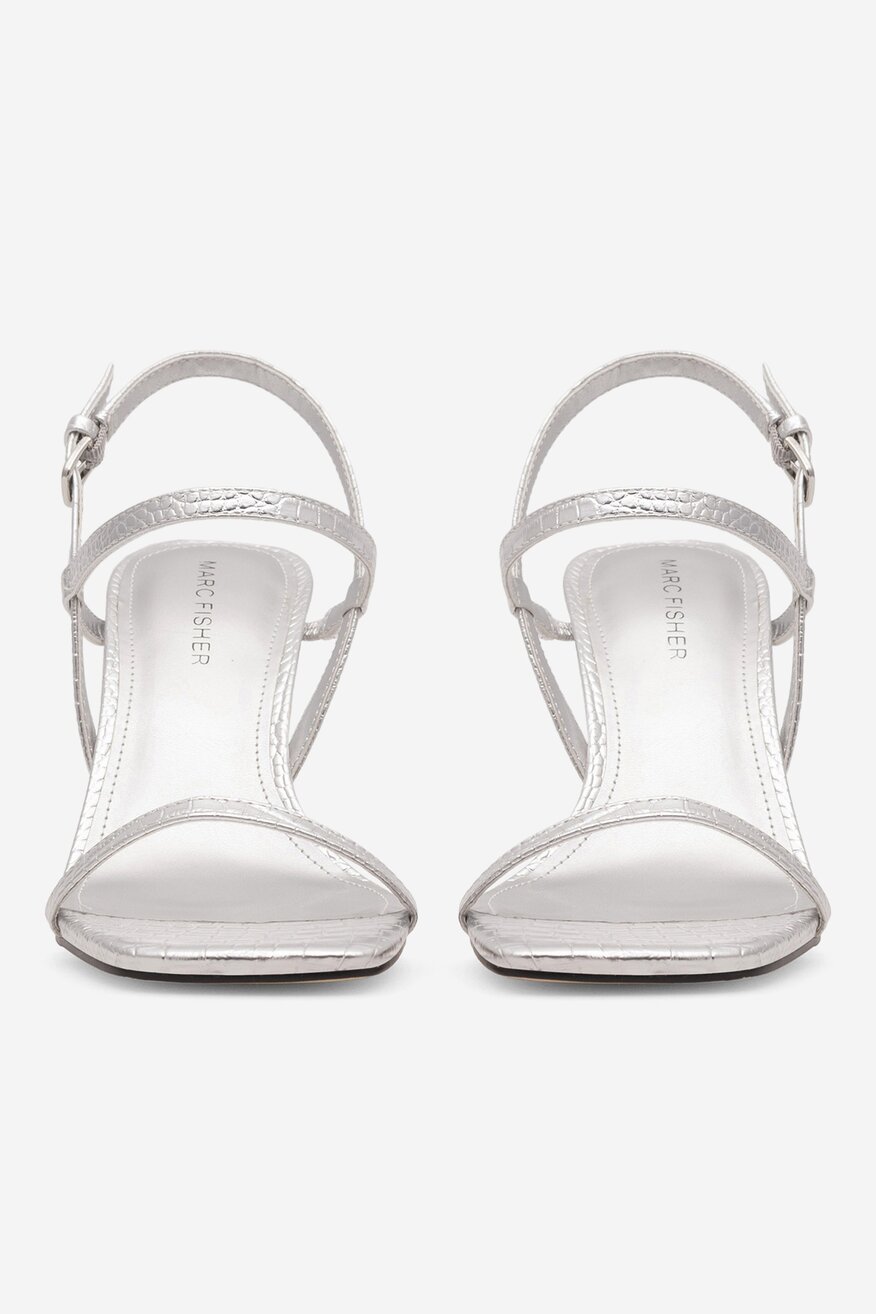 Sandały MARC FISHER F-PADRE SIL01 Srebrny
