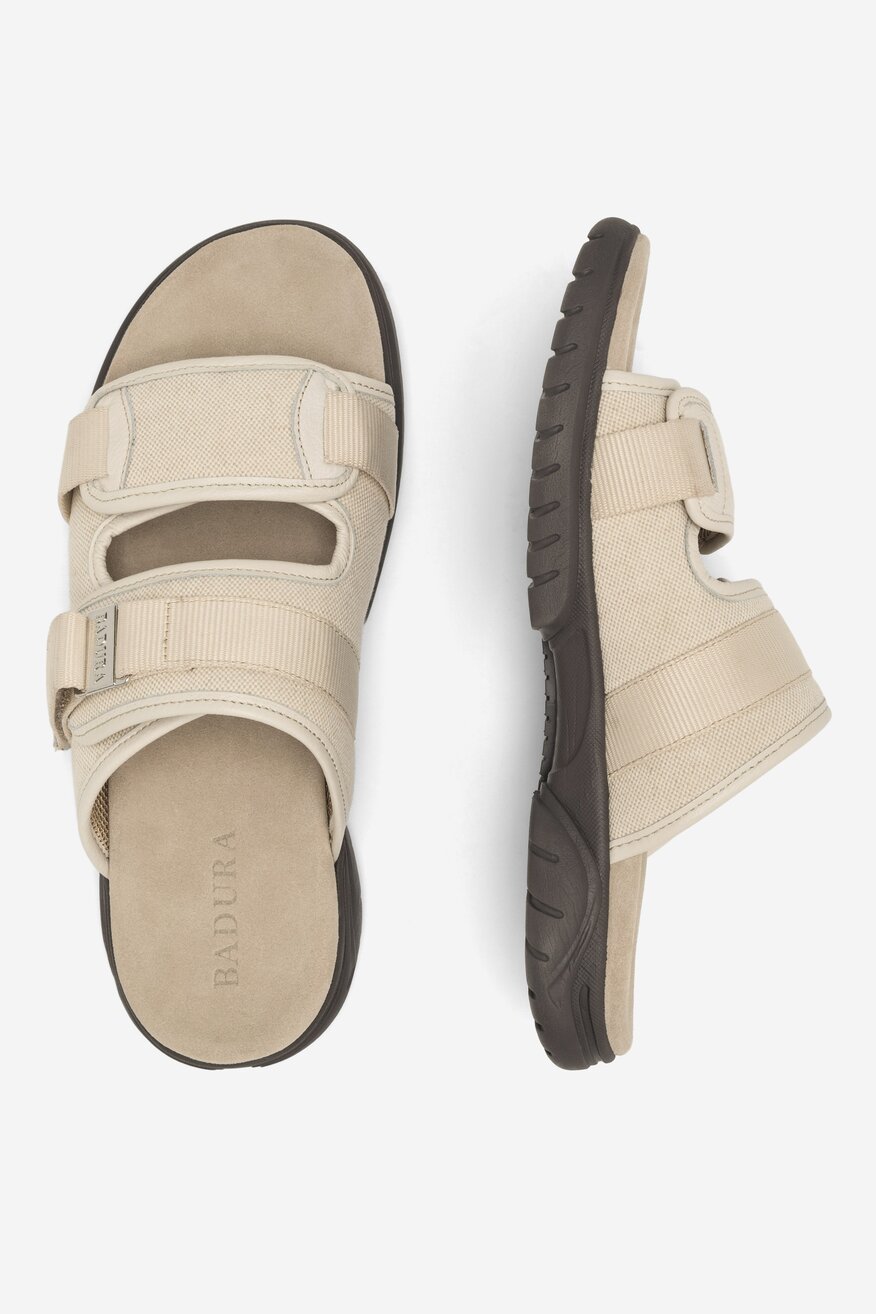 Klapki Badura BOBBY-01 MB Beżowy