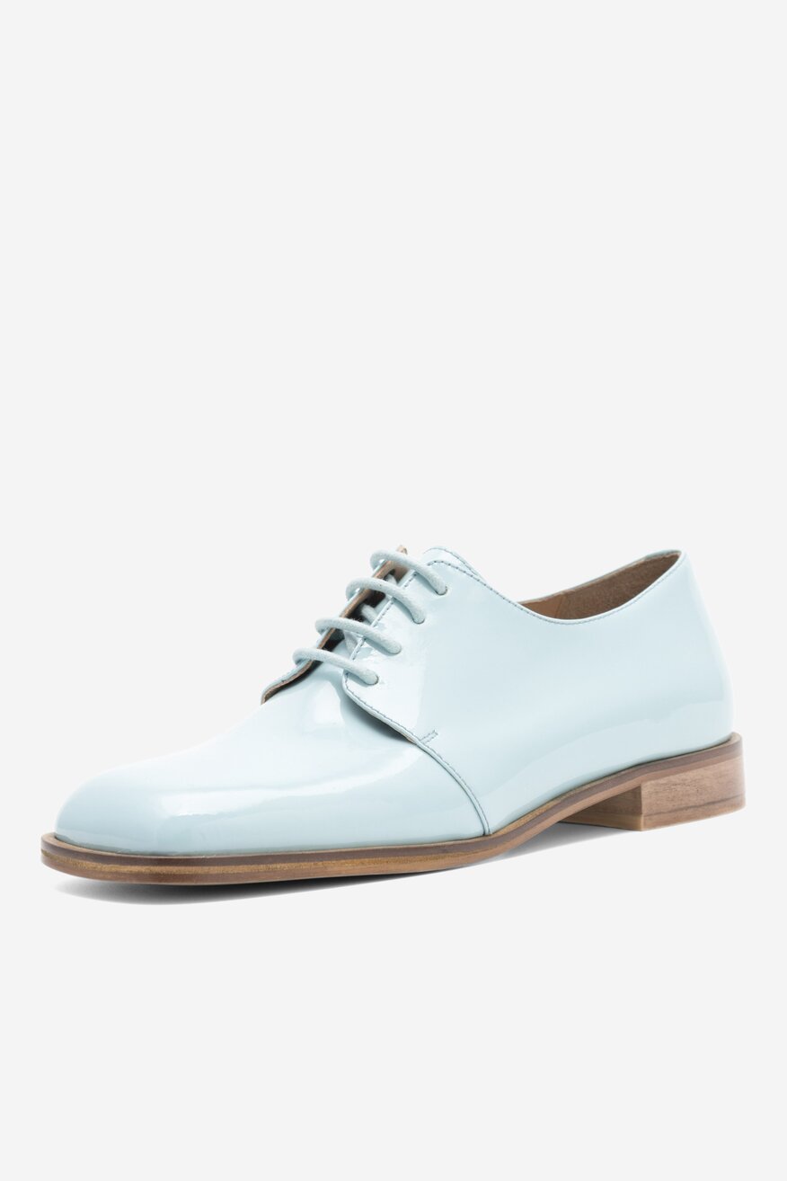 Półbuty SIMPLE VALENCIA-107725 Niebieski jasny