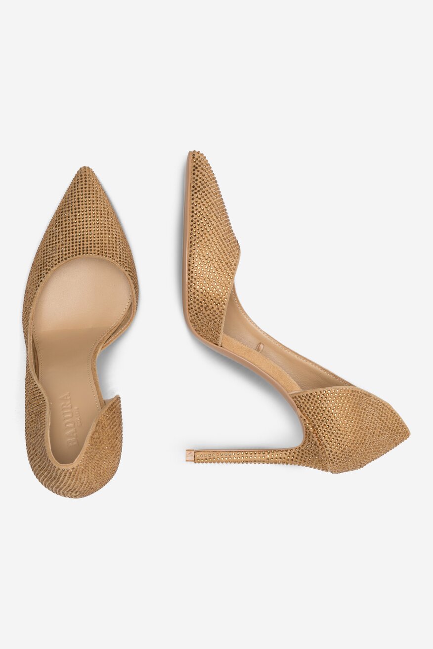 Czółenka Badura LUGO-V325-701 Złoty