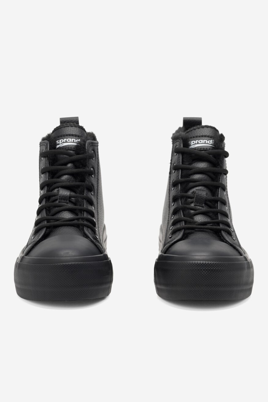 Trampki Sprandi PLIMSNOW WP40-OG128 Czarny