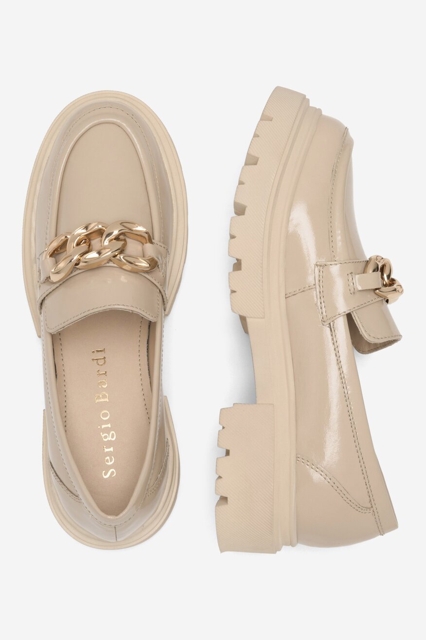 Półbuty Sergio Bardi EST-DONNA-09SB Beżowy