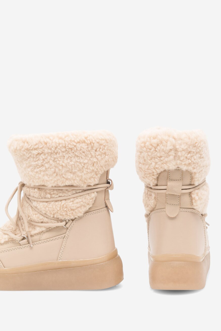 Botki DeeZee MARCELE N10399 Beżowy