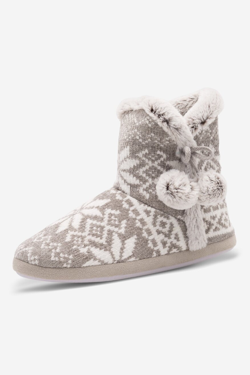 Kapcie Home&Relax 20SDR1147 Szary