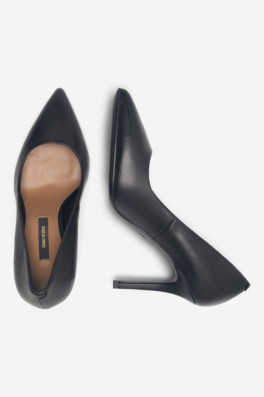 Czółenka Gino Rossi V-323-346 Czarny