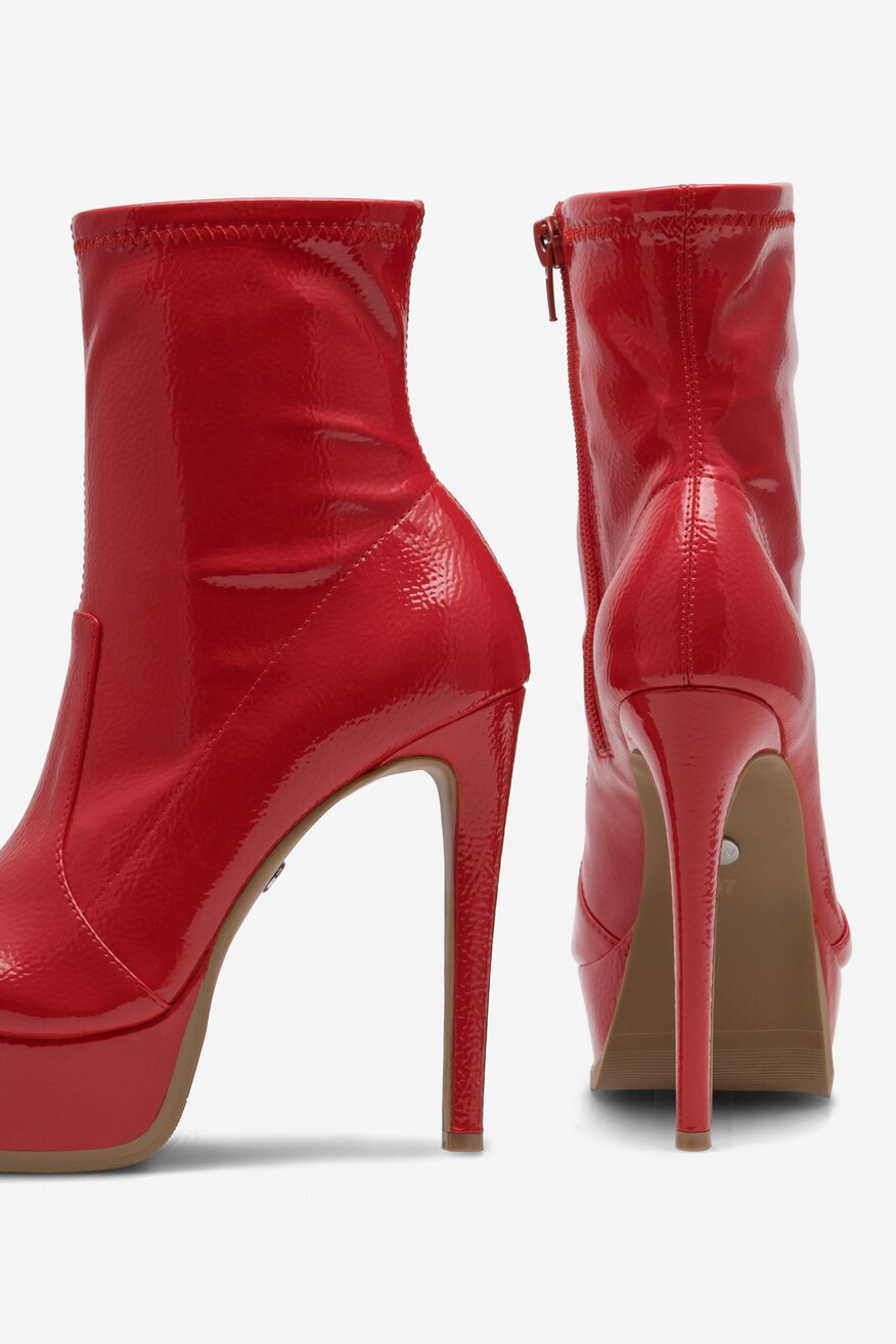 Botki NINE WEST SIDRA SJ1450-1 Czerwony