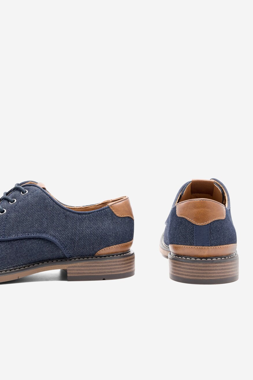 Półbuty Lanetti 120AM1888-3 Granatowy