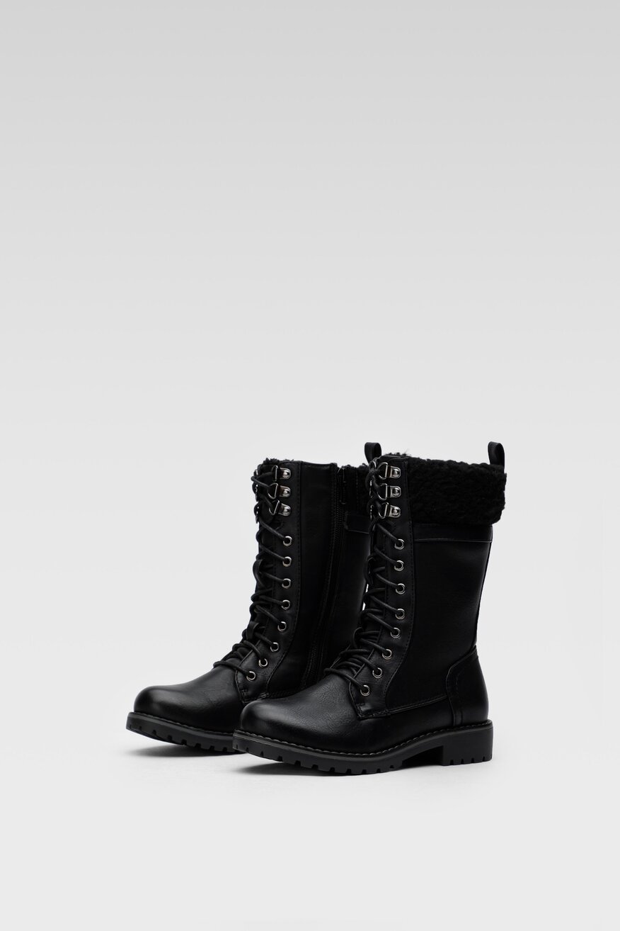 Kozaki Nelli Blu CS16019-15A Czarny