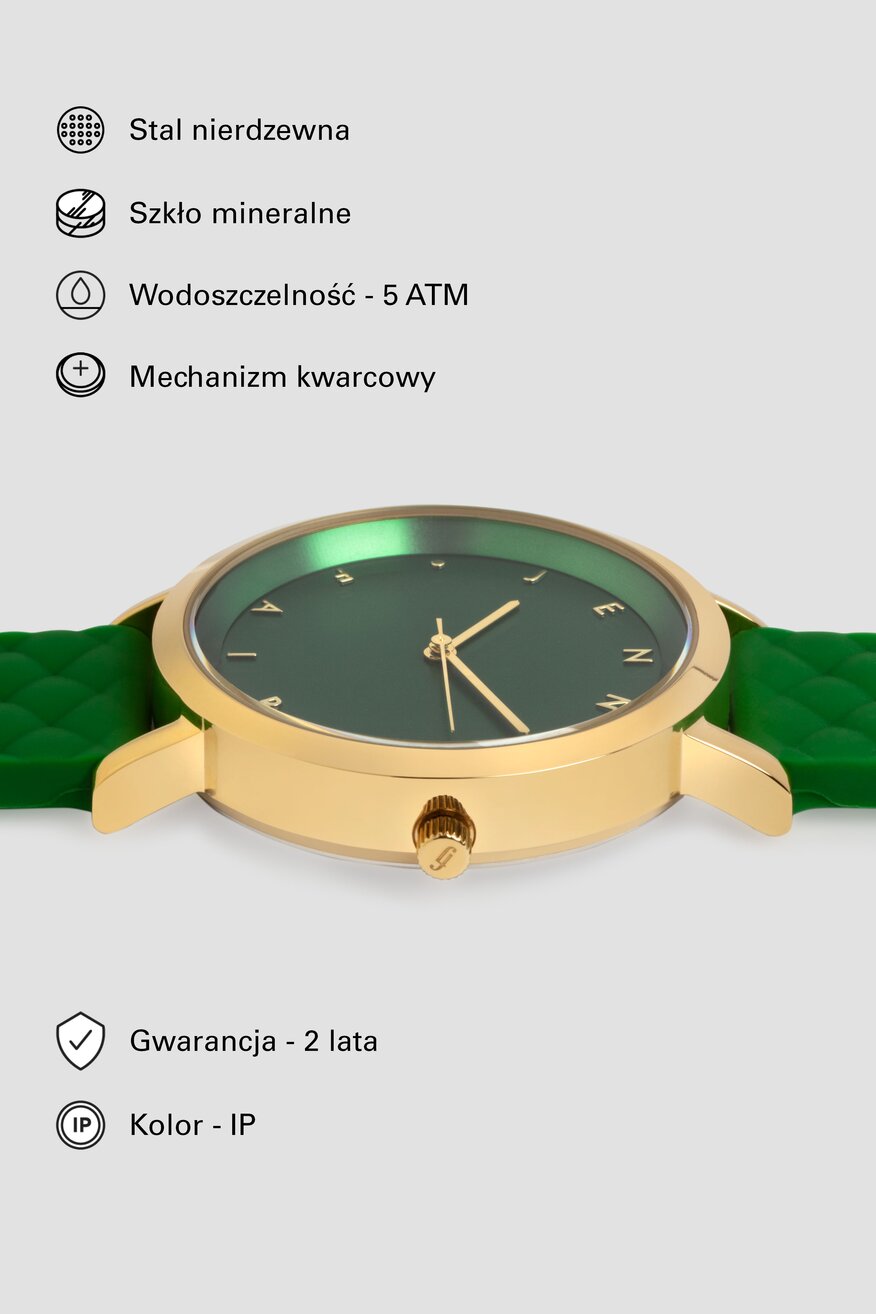 Zegarek Jenny Fairy JF WOMEN WATCH 01048820 Zielony