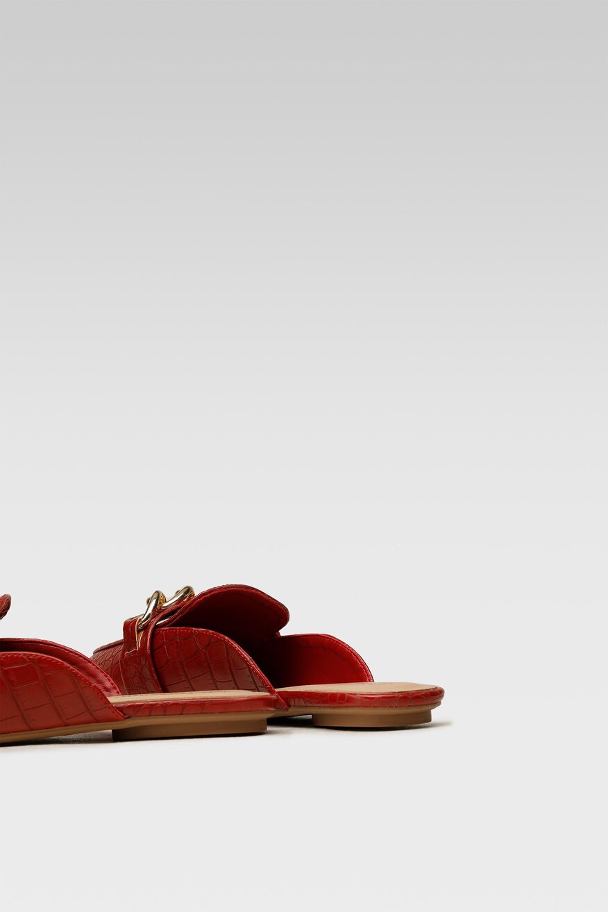 Klapki Bassano AGK21706 Czerwony