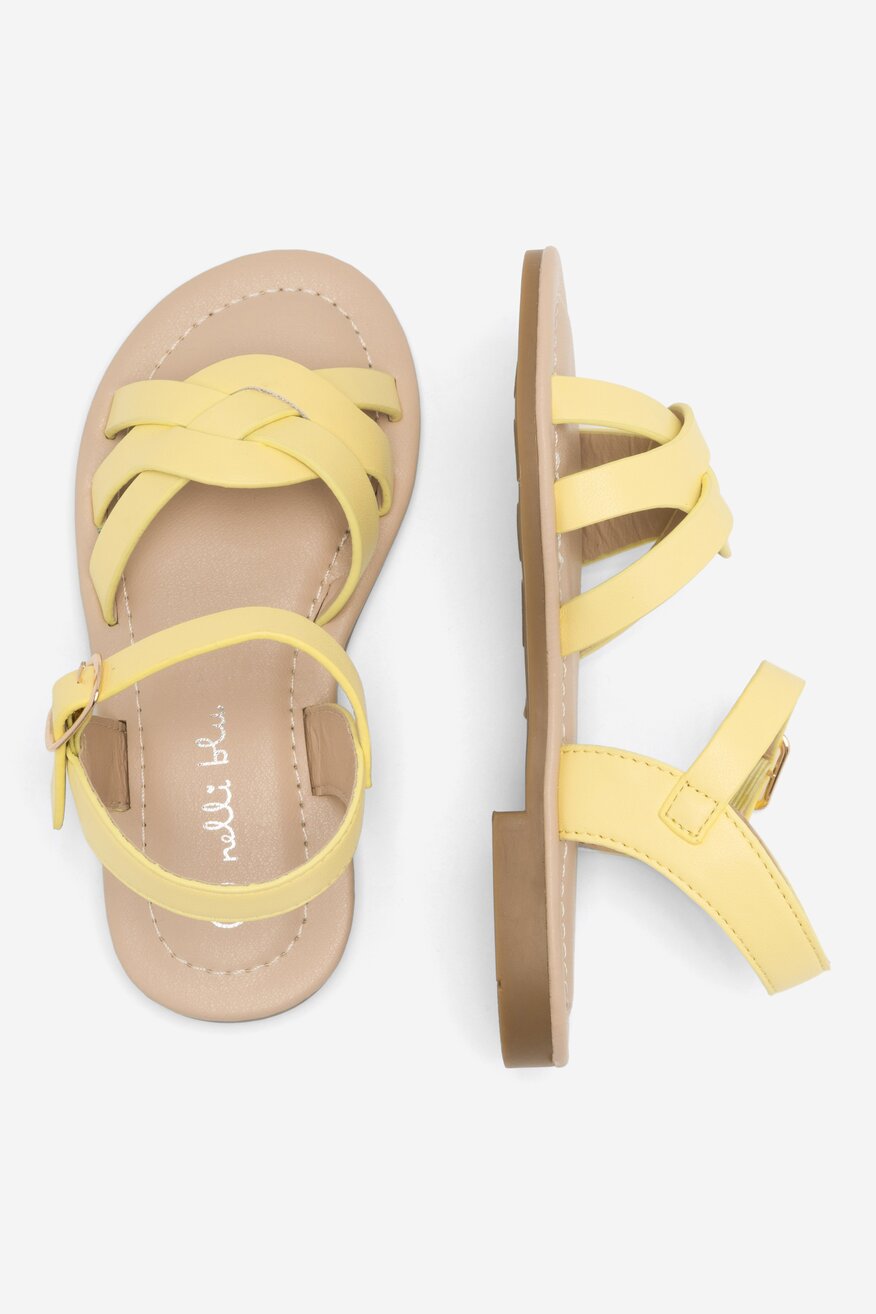 Sandały Nelli Blu REC22524 Żółty