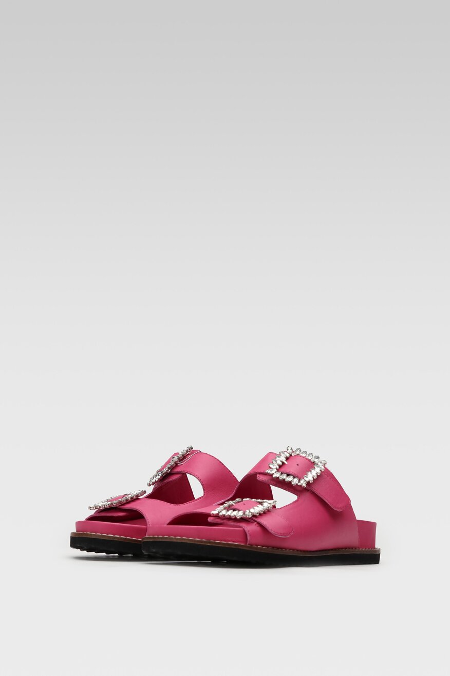 Klapki Sergio Bardi DELL-CHV-23L-37-02SB Różowy ciemny