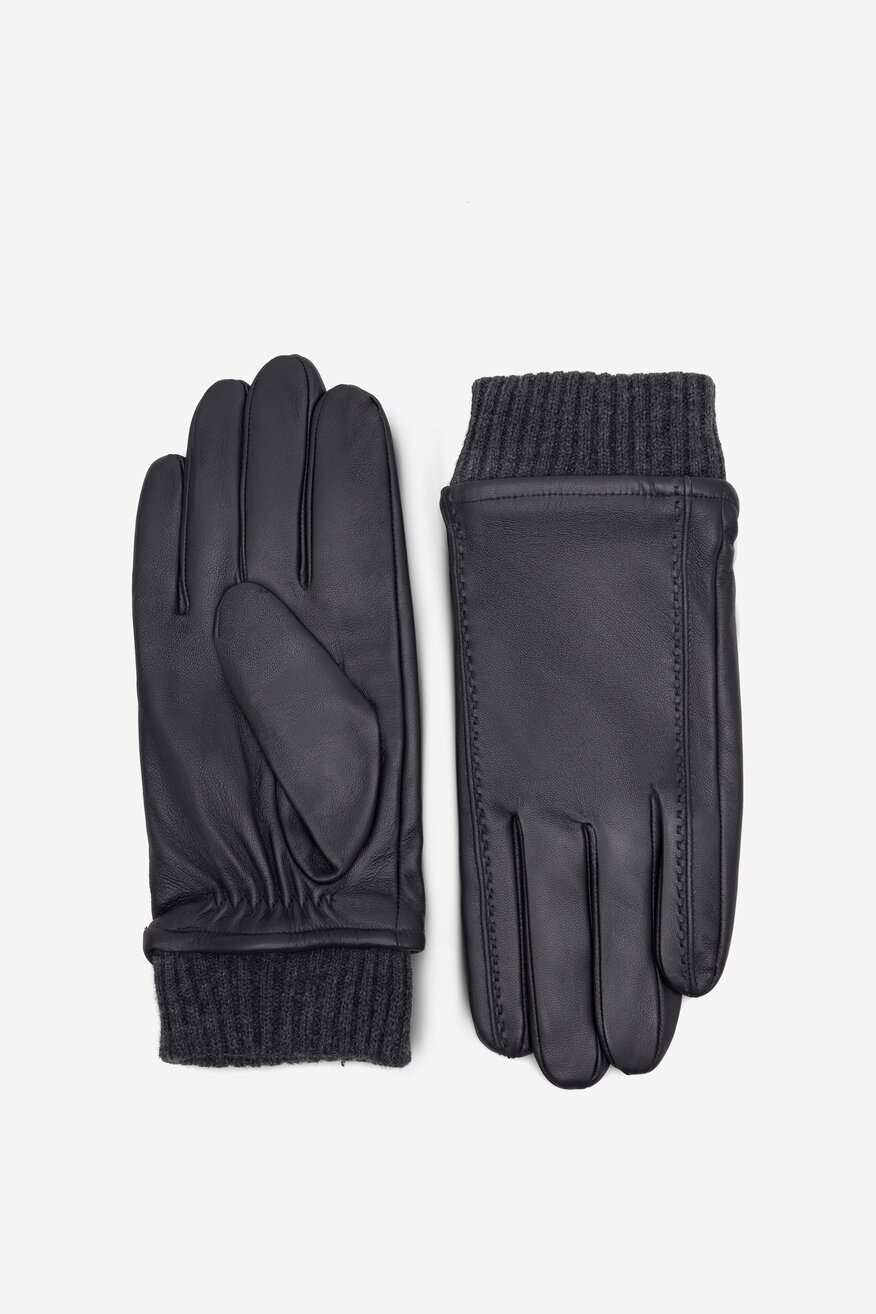 Rękawiczki męskie Lasocki 2M6-001-AW23 Czarny