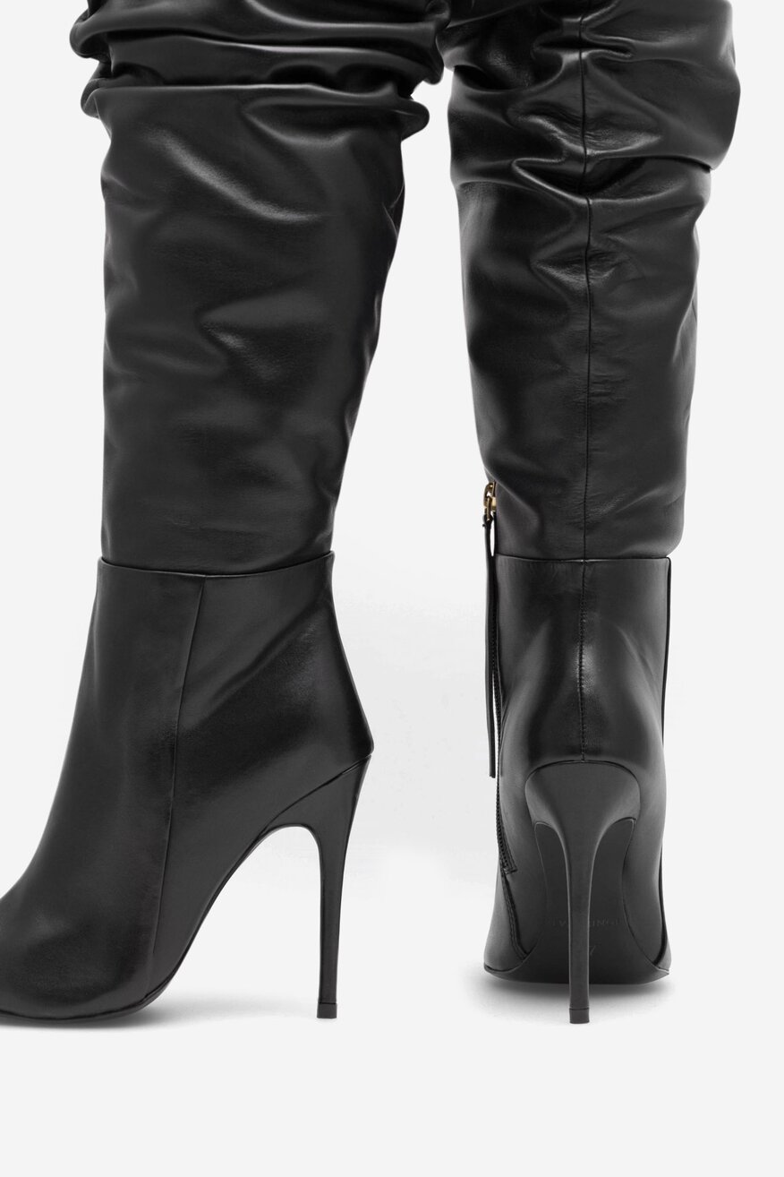 Kozaki EVA MINGE MURCJA-110471 Czarny