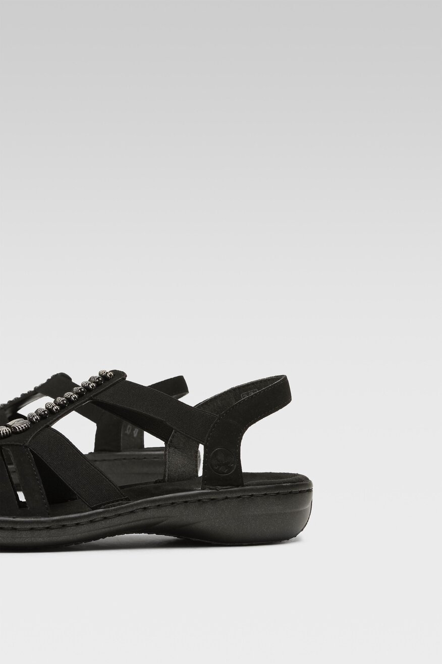 Sandały Rieker 60806-00 Czarny