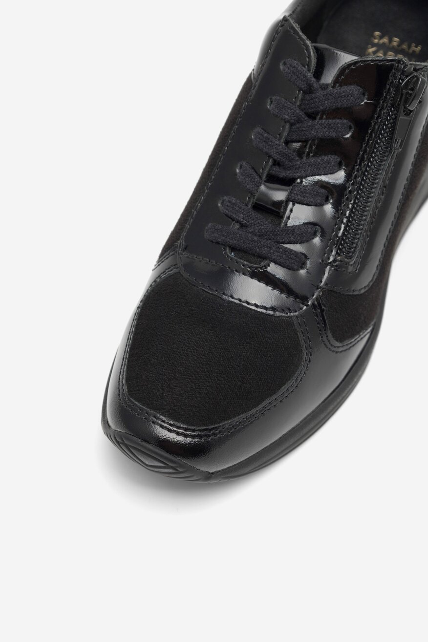Półbuty Sarah Karen EST-8122-01 Czarny