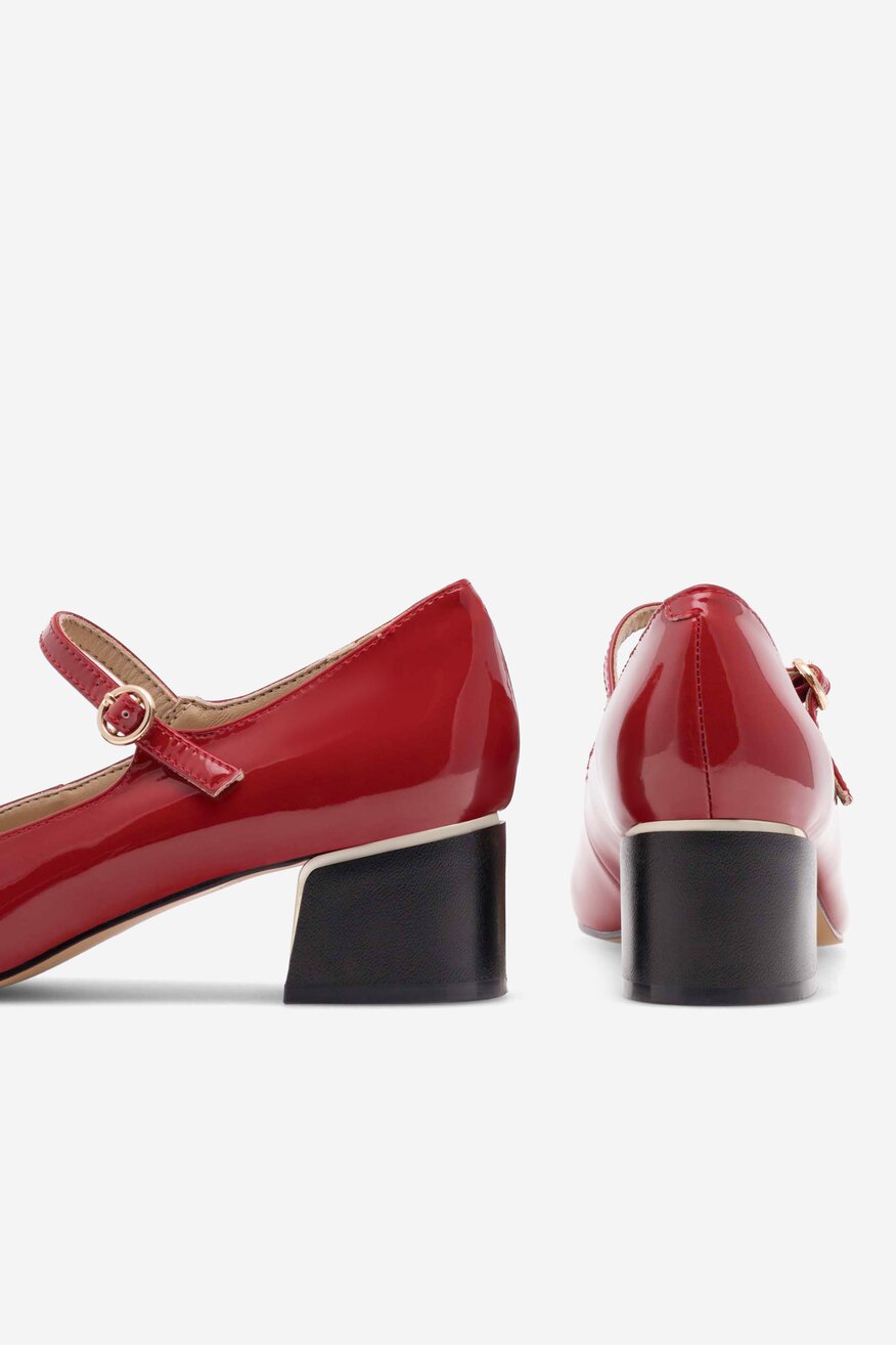 Czółenka Sergio Bardi WYL3139-2Z-SB Czerwony