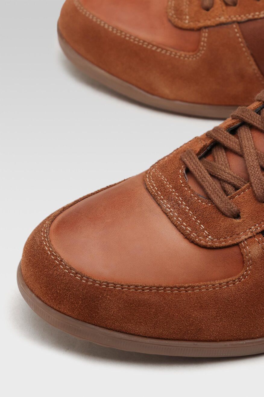 Półbuty Sergio Bardi NASH-05 MI07 Brązowy jasny