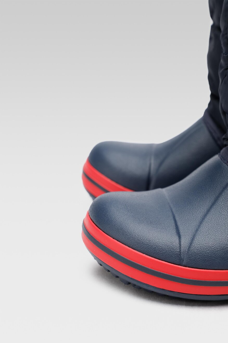 Kozaki Crocs WINTER PUFF BOOT T 14613-485 Granatowy