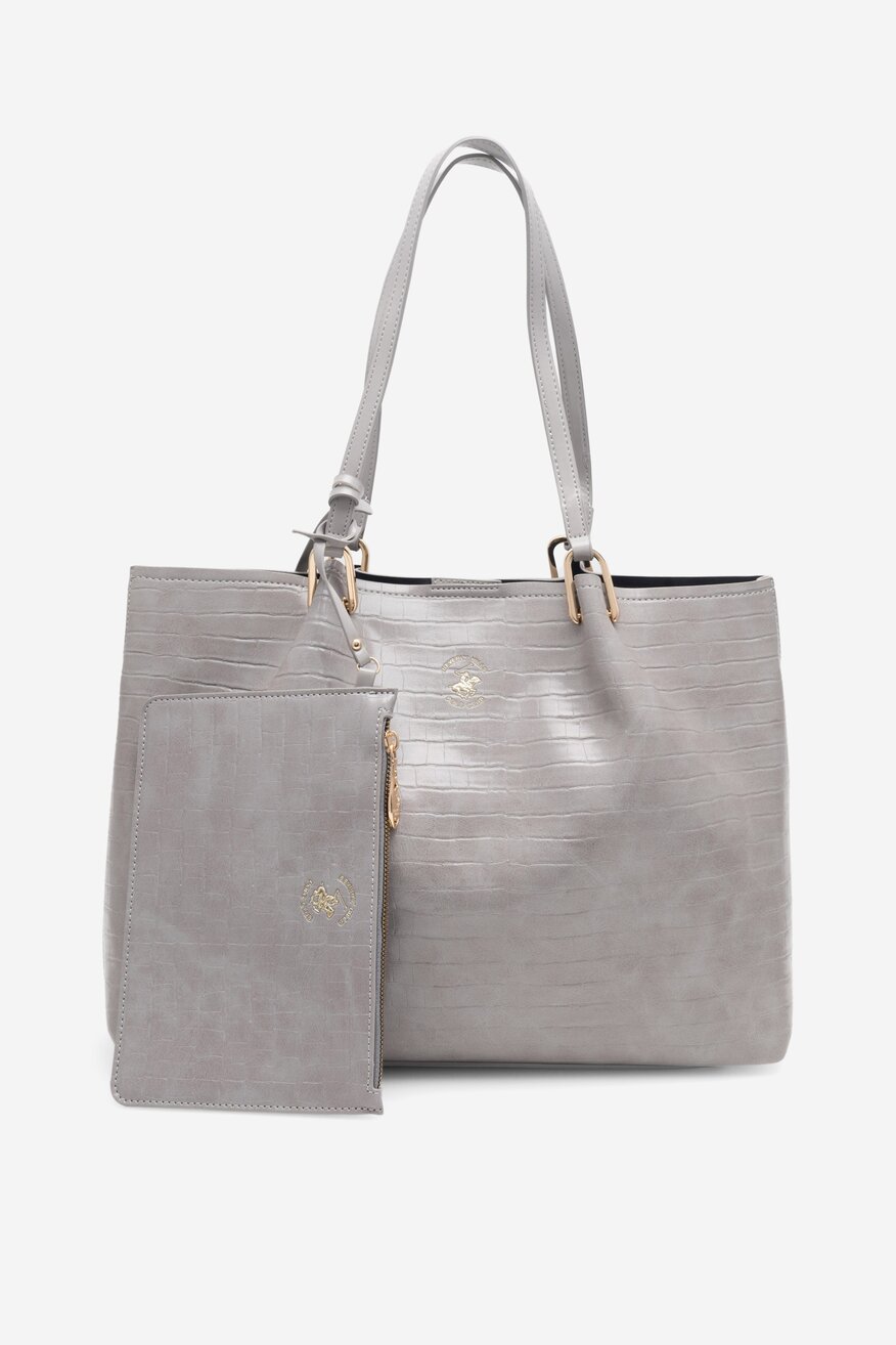 Torebka Beverly Hills Polo Club BHPC-W-01-A23 Szary