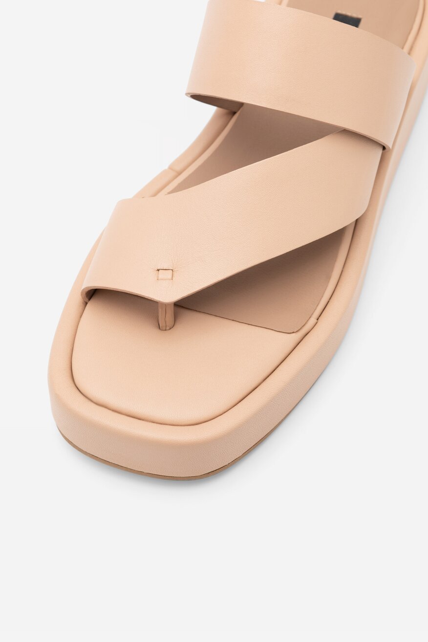 Klapki Gino Rossi PACIANA-32289 Beżowy